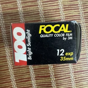 Focal 100 Film 1 Pack 12 exp 35mm Bright Sunlight New Sealed NOS for Camera - Picture 1 of 3
