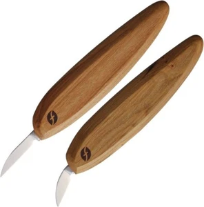 Flexcut Precision Carving 2pk Pro Fixed Knives Carbon Steel Blades Wood Handles - Picture 1 of 1