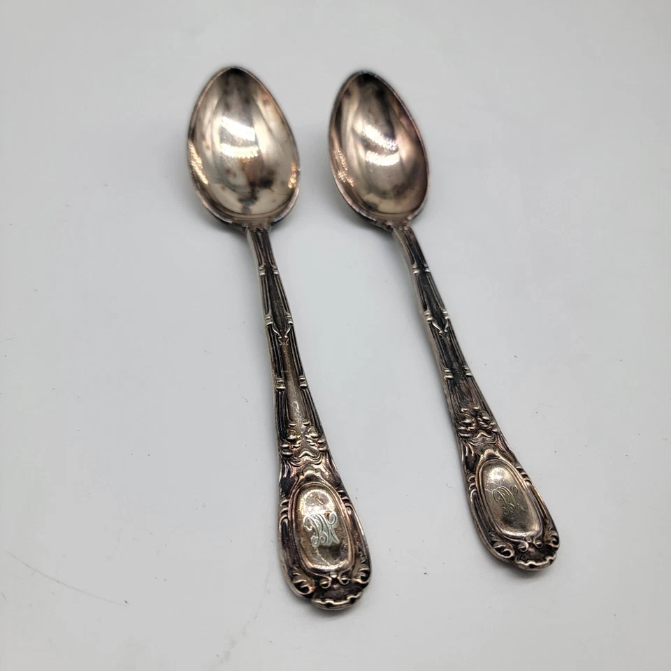 Tiffany & Co EP Spoon Patent 1889 Monogrammed Old French Silverplate - Image 1 of 4