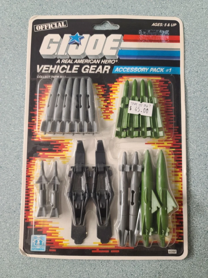 MB in Pkg 1986 Hasbro Gi Joe Vehicle Gear Accessory Pack 6098