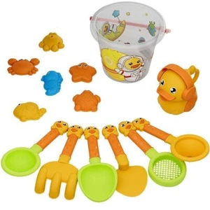14tlg Kinder Sandspielzeug Set Sandkasten Spielzeug Sand Strand Eimergarnitur DE - Bild 1 von 6