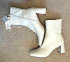 A NEW DAY Pippa Stretch Boots Off-White Size 11 *NWT* MSRP $39.99
