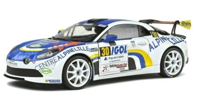 SOLIDO 1:18 DIE CAST - AUTO ALPINE A110 #30 RALLYE DU TOUQUET 2020 ART S1801608 - Immagine 1 di 3