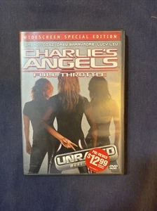 CHARLIE'S ANGELS - FULL THROTTLE (VHS, 2003) UNRATED - Foto 1 di 5