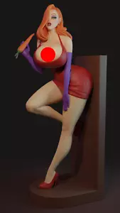 Fan Art Comisión Para Artista Prueba Jessica Rabbit Figura + Alternativas de Cosplay - Imagen 1 de 10