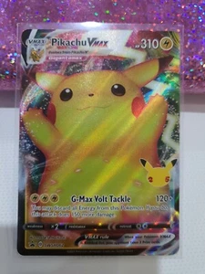 PIKACHU SWSH062 VMAX Full Art Rare Celebrations Pokemon Promo Card vmax - Imagen 1 de 3