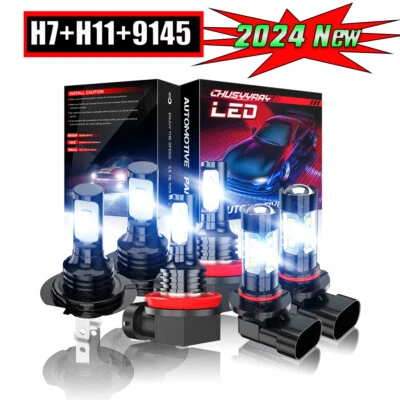 Farol combo LED alto baixo + lâmpadas de neblina para Hyundai Veracruz 2007-2011 - Imagem 1 de 4