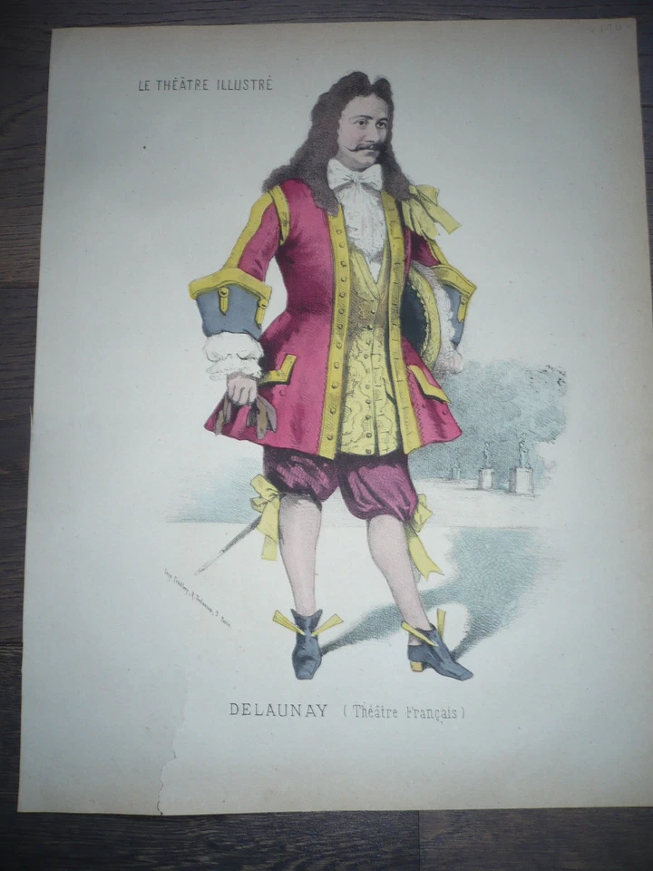 GRAVURE 19ème SIÈCLE ACTEUR DE THÉÂTRE DELAUNAY - Photo 1/1