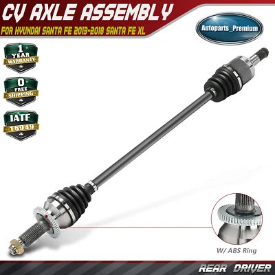 Rear Left CV Axle Assembly for Hyundai Santa Fe 2013-2018 Santa Fe XL 2019 3.3L - Image 1 of 4