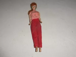VINTAGE 1960S BARBIE DOLL TITAN RED PONYTAIL HAIR MATTEL REDHEAD JAPAN RARE MOD - Picture 1 of 8