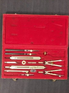 Vintage Riefler E20 deutsch hergestellt Zeichenset mit Etui unvollständig - Bild 1 von 16