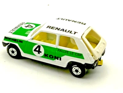 Matchbox No 21 Lesney Renault 5TL White w/Rare Lemon Yellow Interior in PVC Box - Image 1 of 4