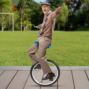 Wheel Outdoor Sports Unicycle 24 Adjustable Seat Exercise Bicycle Fitness Bike - Picture 1 of 12