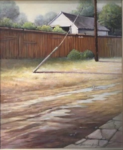 1994 Jean A Smith 20x24 Acryl Öle Leinwand Malerei Spielzeug Boot 525 Galtier SP MN - Bild 1 von 11