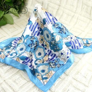 New 50cm Fashion Elegant Silk Satin Womens Small Square Head Neck Scarf 185 - Picture 1 of 12