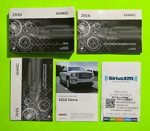 2016 GMC SIERRA Factory Owners Manual Set w/NAV *OEM* - Picture 1 of 9