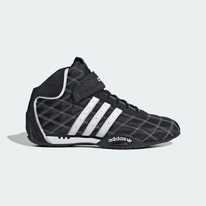 Adidas Adiracer Sneakers Alte Scarpe Originali Core Nero/Bianco JH8733 US 4-12 - Foto 1 di 9