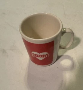 Restaurant Diner Style Bingo Coffee Mug 8 Oz. Vintage Made In USA - Picture 1 of 3