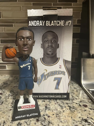 2010 Andray Blatche Washington Wizards Bobblehead SGA Rare HTF Cover