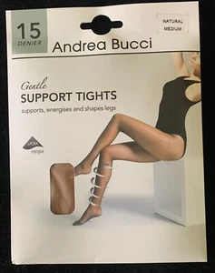 Andrea Bucci Gentle support tights with a sheer 15den leg appearance size M - Picture 1 of 2
