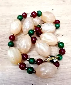 Marion Godart Tribal Banjara Tibetan Necklace Handmade Belly Dancer Resin Beads - Picture 1 of 5