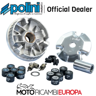 Variateur POLINI Benelli K2 50 Moteur Minarelli Avec Rouleaux 16X13 GR3.6 & - Photo 1/4