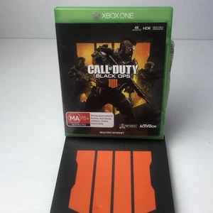 CALL OF DUTY BLACK OPS 4 STEEL CASE MICROSOFT XBOX ONE VIDEO GAME - Picture 1 of 2