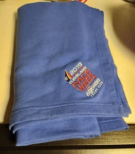 2019 Cleveland Race Week Blue Fleece Blanket 54"x 56" Edgewater Yacht Club - Picture 1 of 7