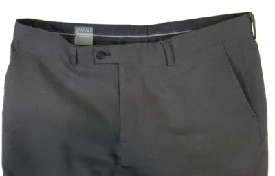 Alexander Julian American Moderno Para Hombre Vestido/Pantalones de Negocios Gris Oscuro 38" x 30" Foto 1 de 4