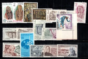 Spain 1974-78 MNH 40% Europe CEPT, personalities, Olympics - Picture 1 of 1