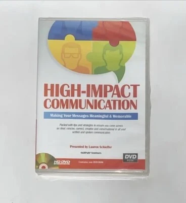 High-Impact Communication By Lauren Schieffer SkillPath Seminars DVD ROM - Image 1 of 3