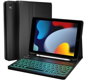 EVEO iPad 9th Generation Case With Keyboard 10.2"- 9th Generation iPad Case - Picture 1 of 8