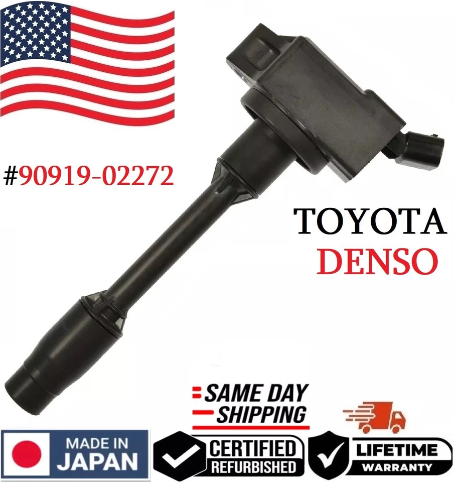 ✅ GENUINA 1x Bobina de encendido para Toyota Prius Corolla 2016-2022 1,8 L #90919-02272 Foto 1 de 1