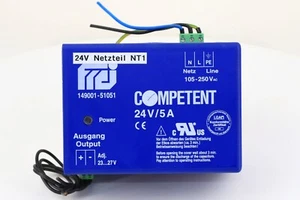STROMVERSORGUNG COMPETENT IN 105-250V /OUTPUT 24V/5A POWER CONVERTER (AT23A) - Picture 1 of 7