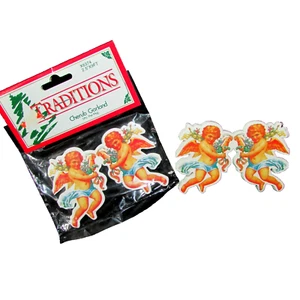 GARLAND Cherub paper garland TRADITIONS 2. in X 9 ft (ebay 2) - Picture 1 of 2