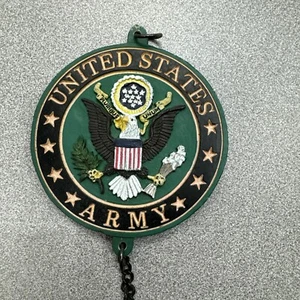 "Anillos patrióticos con cresta del ejército de EE. UU. regalos militares de 3" - Imagen 1 de 6