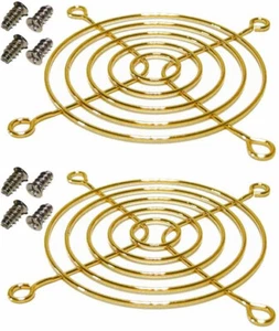 2er-Pack 80 mm/3" Zoll/8 cm Metalldrahtbox/Gehäuse Lüftergrill/Fingerschutz/Schutz/Abdeckung - Bild 1 von 1