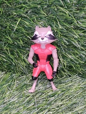 "Figura Hasbro GOTG Guardianes de la Galaxia serie animada Rocket Raccoon 3,5""" Foto 1 de 2