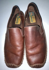 Dingo by Fluchos Herren Leder braun/weiß Mokassins/Slipper 9US/42EUR - Bild 1 von 9