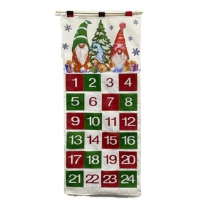 Fillable Advent Calendar Christmas Advent Calendar with 24 Pockets Fabric Empty - Picture 1 of 8