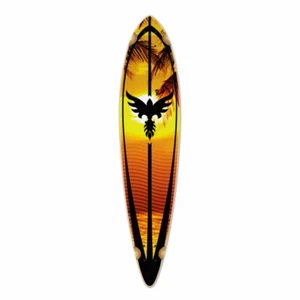Yocaher Pintail Longboard Deck - Sunset (DECK ONLY) - Picture 1 of 5