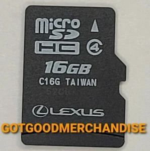 2014 2015 2016 2017 LEXUS NAVIGATION MICRO SD CARD 86271 78013 FACTORY LEXUS OEM - Picture 1 of 4