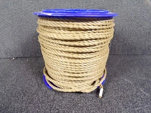 5/16" 3 STRAND ROPE, Polypropylene Rope - 5/16" x 600 ft., TAN (K) - Picture 1 of 5