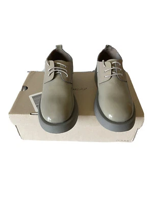 Marsell Derby Shoes Women's 36 6 Gray Patent Lace Up Italy Oxford Gommello $565 - Image 1 of 4
