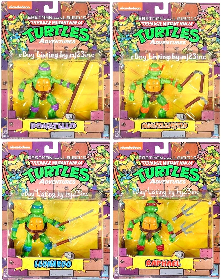 Juego de figuras 2023 Playmates Toys Archie TMNT AVENTURAS DON LEO RAPH MIKE TURTLES Foto 1 de 1