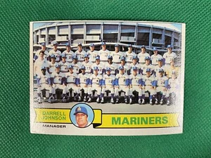 1979 Topps #659 Seattle Mariners CL Darrell Johnson MG - Imagen 1 de 1