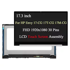 17.3" FHD for HP Envy 17M-CG 17M-CG0013DX LCD Touch Screen Replacement W/Bezel - Picture 1 of 5