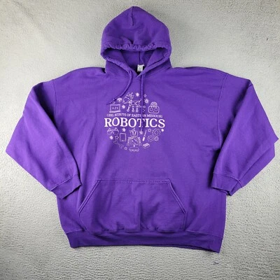 Girl Scouts of Eastern Missouri Robotics Sudadera con Capucha Mujer 2XL Pullover Púrpura Foto 1 de 4