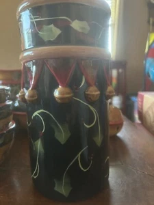 Certified International by Judy Westegaard Ribbons and Bells wine cooler - Picture 1 of 4