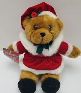 Spieluhr Bär Plüsch Musikalischer Weihnachtsbär 9 cm spielt Weihnachtslieder - Bild 1 von 3